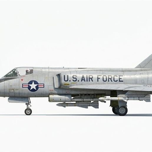 🎯 Convair F-106 Delta Dart Interceptor – Cold War Fighter Jet STL