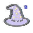 STL00753-1.png 1pc Wizard Hat Bath Bomb Mold