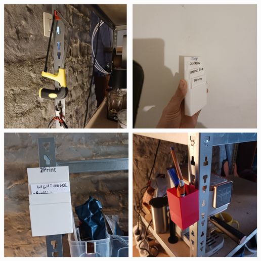 Storage add on for Steel frame racks