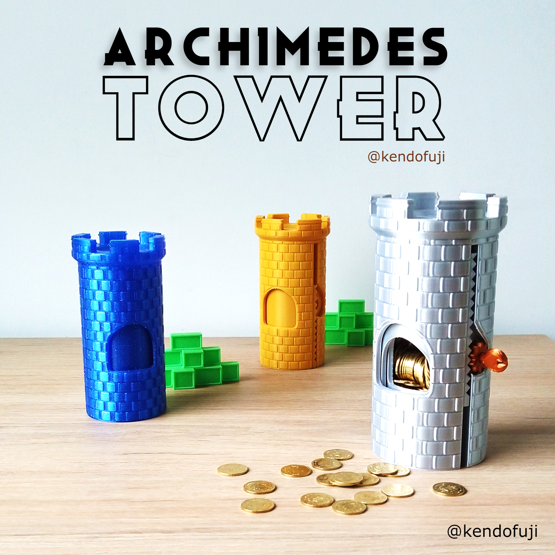 archimedes-5.png Файл 3D башня архимеда・Модель для печати в 3D скачать, kendofuji