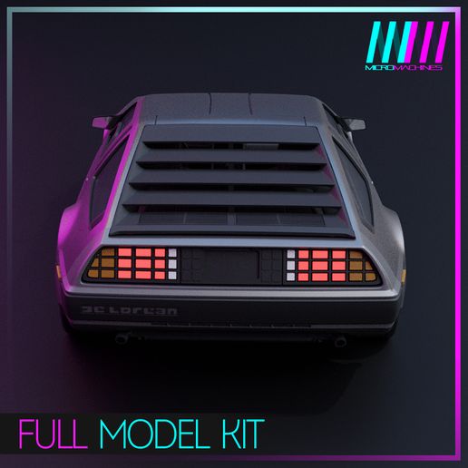 DMC002.jpg Delorean Full Model Kit 1/24