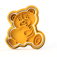 oso-6-v3.png Cookie Cutting Bear Cookie Cutting Bear Cookie Cutter CUTTER OF COOKIES VALENTINE'S DAY