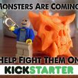 Kickstarter_PlugImage_1.jpg Gankra Skull Charm - Kickstarter promotion for 3DKitbash.com