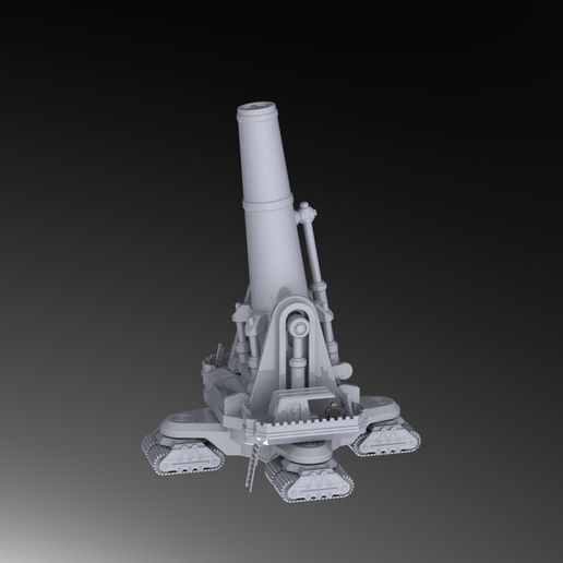 Space-Dwarf-Mammoth-Cannon-Render-01.jpg Tofty's Space Dwarf Mammoth Cannon 28mm