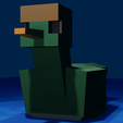DetectiveDuck2.png Detective Duck (Low Poly Stylized Duck)