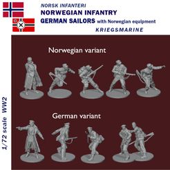 NarvikOptionalCover.jpg Norwegian infantry_Deutsche Kriegsmarine in Narvik WW2 Set   1/72 scale