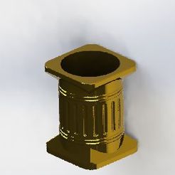 1.jpg Download free STL file Greek Column cup / vase • 3D printable object, Eddy13