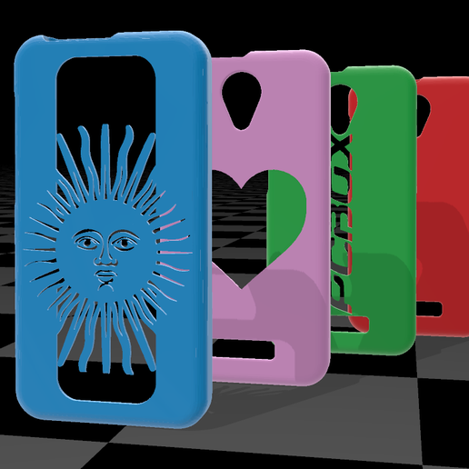 PCBox Art V116 case - 3D model önizlemesi