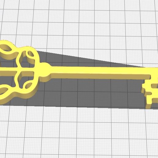 Key decorative 3D model