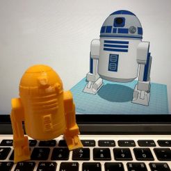 2c5dd88b37e60e7c6409401c7fd38c42_display_large.jpeg Fichier STL gratuit R2D2 simple avec Tinkercad・Design pour imprimante 3D à télécharger