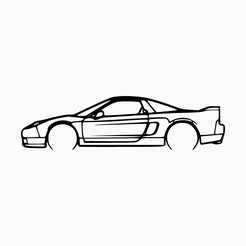 acura-NSX.png Fichier STL Acura NSX・Modèle imprimable en 3D à télécharger