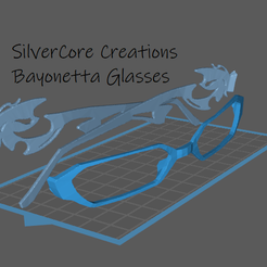 glasses.png STL file Bayonetta Glasses・3D printing idea to download