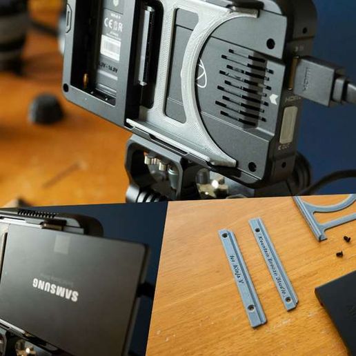 🥷 SSD adapter for Atomos Ninja V - Making with 3D printing