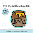 Etsy-Listing-Template-STL.png Hunny Pot Cookie Cutters | STL File