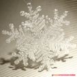 05.jpg Real snowflake - Christmas Tree decoration - size: 128mm