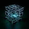 Capture d’écran 2016-11-29 à 16.23.13.png Free STL file Alien Cube With Lights・3D printable design to download, 3DSage