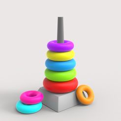 Rings_toy_Base.191.jpg Rings toy for kids Printable model