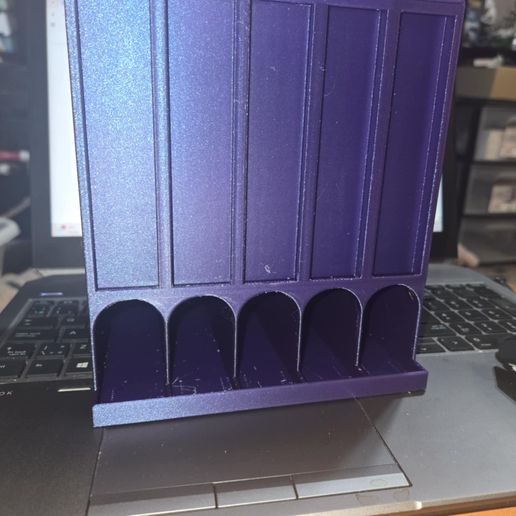 Single serve drink packet holder for 1 1/8 x 4 5/8 inch size packets