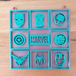 20200710_090839.jpg Free STL file Marvel picture・3D printer model to download