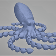 octopus.png Télécharger le fichier STL Pieuvre réaliste et flexible • Objet à imprimer en 3D, o4saken