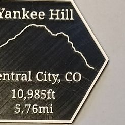 20230625_110534_HDR.jpg Maverick's Trail Badge Hexagon Yankee Hill Central City Colorado