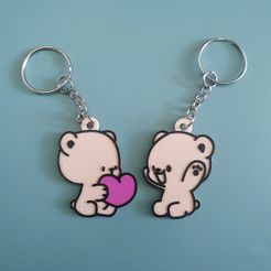 4.jpg Milk & Mocha Bear couple key chains (OPTION 2)