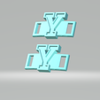 letra-y.png buckle for laces letter Y