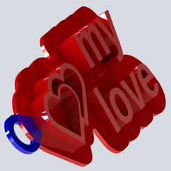 my-love-porte-cle.png my love" key ring