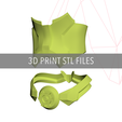 Brigitte05.png Brigitte Classic Armor - Overwatch Cosplay 3D Print Files
