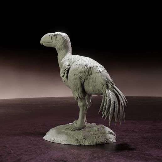 🐦 Brontornis standing - pre-supported prehistoric bird・ STL File for ・Cults