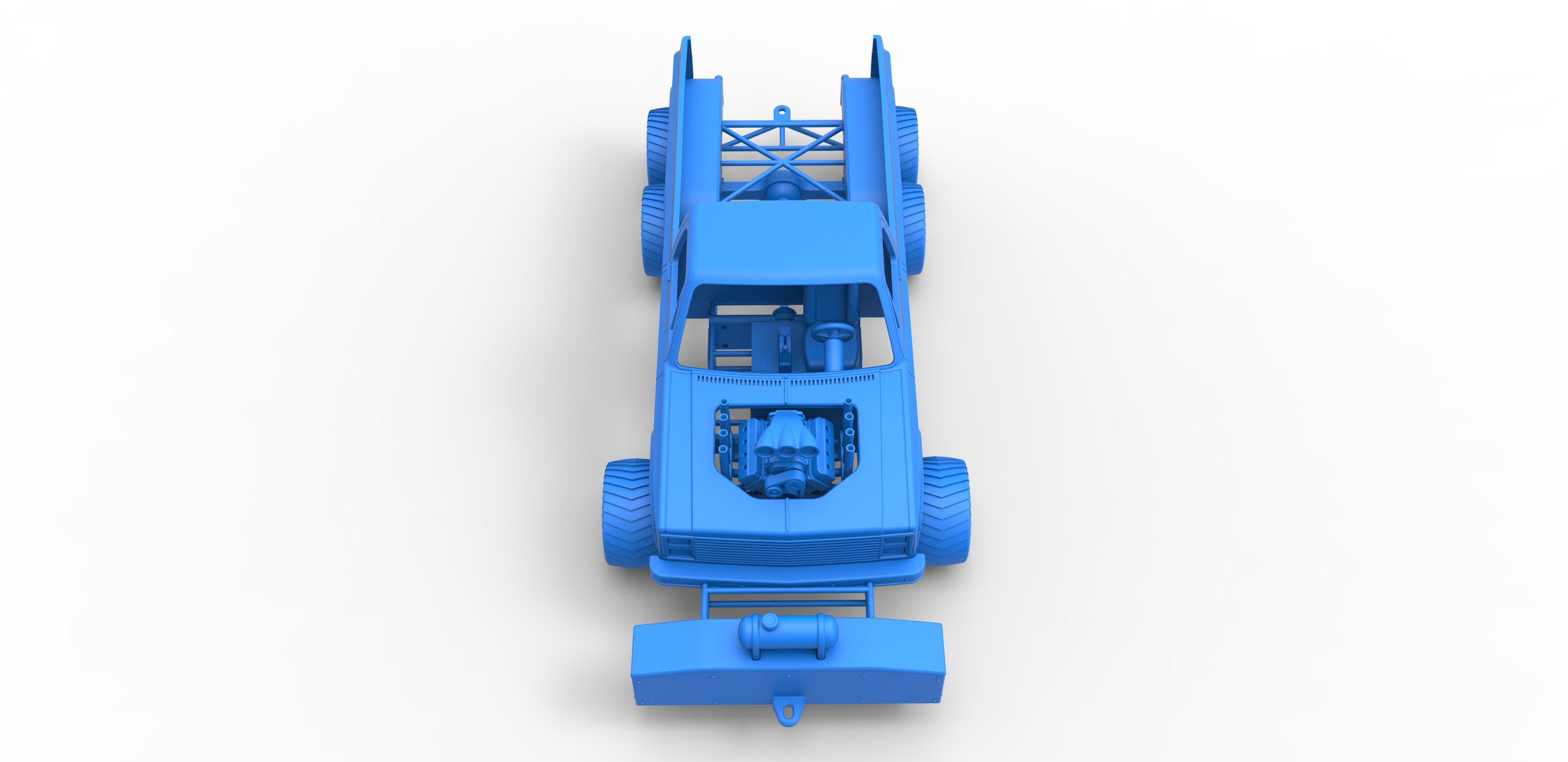 55.jpg Fichier 3D Camion tracté 6wd Échelle 1:25・Idée pour impression 3D à télécharger, CosplayItemsRock
