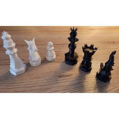 chess-figures-printed.jpg steampunk fantasy chess figures