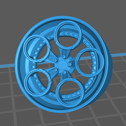 roti1.png STL file Rotiform ZRH Rims Design 1/18 1/24・Template to download and 3D print