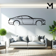 mustang-gt-2017.png Wall Silhouette: Ford Set