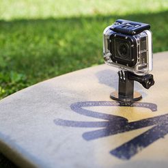 mount_on_board_small_display_large.jpg Free STL file Bodyboard GoPro mount v2・Object to download and to 3D print