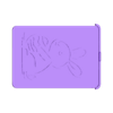 Lid M - Bunny.stl EASTER trays for diamond painting (4 designs, two sizes)!