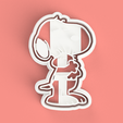 snoopy-render.png snoopy cookie cutter / snoppy cookie cutter