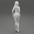 Girl-0021.jpg Woman wearing high heel shoes and mini skirt 3D print model
