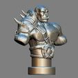 8.jpg Orc Warrior Bust for 3D Printing