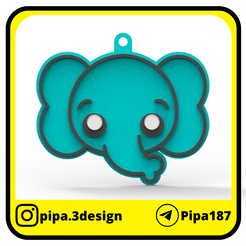 Llavero-elefante.png Elephant keychain