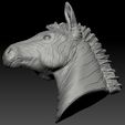 18.jpg 3d print model of Zebra head.