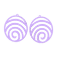 D591.stl Pendiente Circular / Круглая серьга