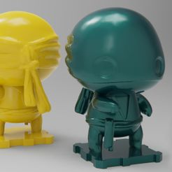 ironfist.jpg Free STL file Marvel Classics Iron Fist・Template to download and 3D print