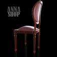 4.png 3D | STL | print | model | chair for doll | BJD | armchair | Rococo | interior | doll room | ooak | resin | collection