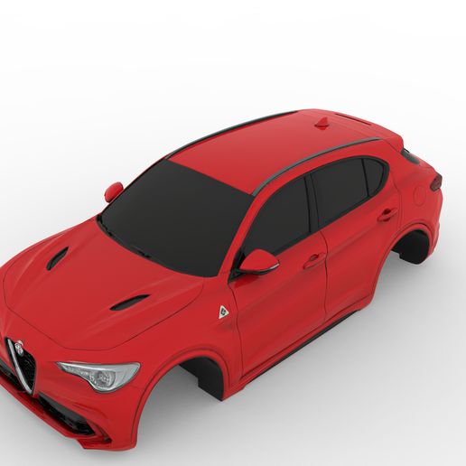 2017 Alfa Romeo Stelvio – Detailed 3D SUV Body Model