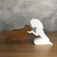 WhatsApp-Image-2022-12-20-at-09.26.53.jpeg Girl and her Golden Retriever (wavy hair) for 3D printer or laser cut