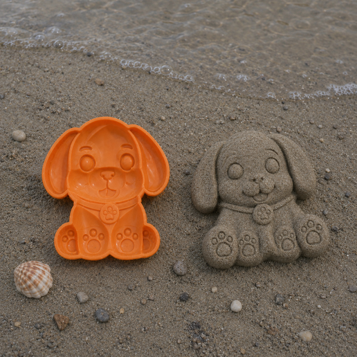 Puppy sand mold form 3D model