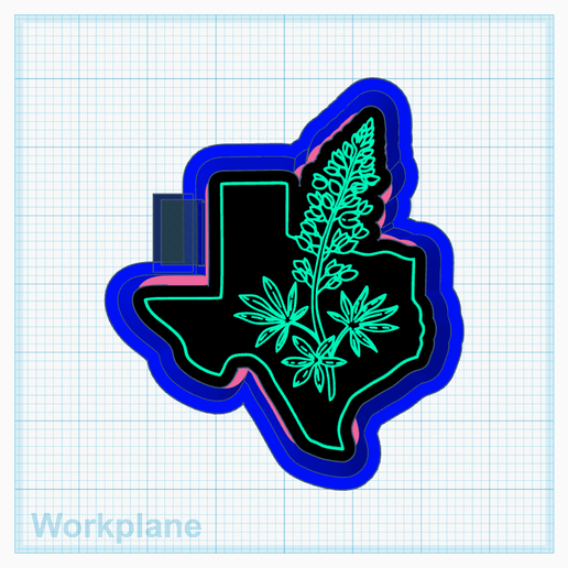 STL file Tx Bluebonnet 👾 ・3D printable model to download・Cults
