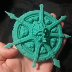 1.jpg STL file Undead shield・3D printing design to download