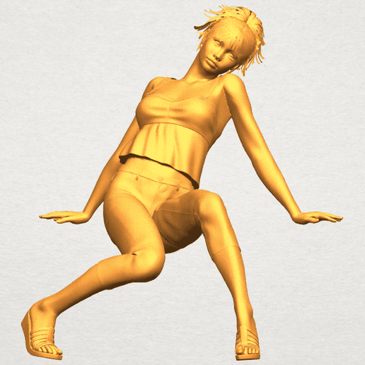 Naked Girl G06 - 3D model önizlemesi